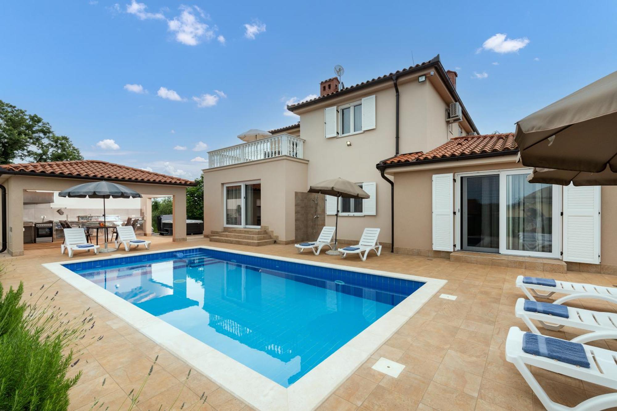 Villa Buroli With Pool, Sauna And Jacuzzi Exteriér fotografie